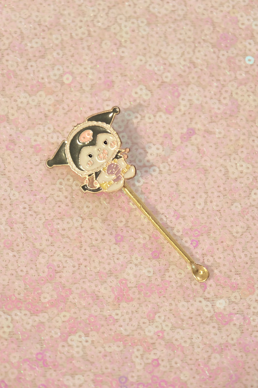 Binky Kuromi Sanrio Mini Snuff Rave Spoon