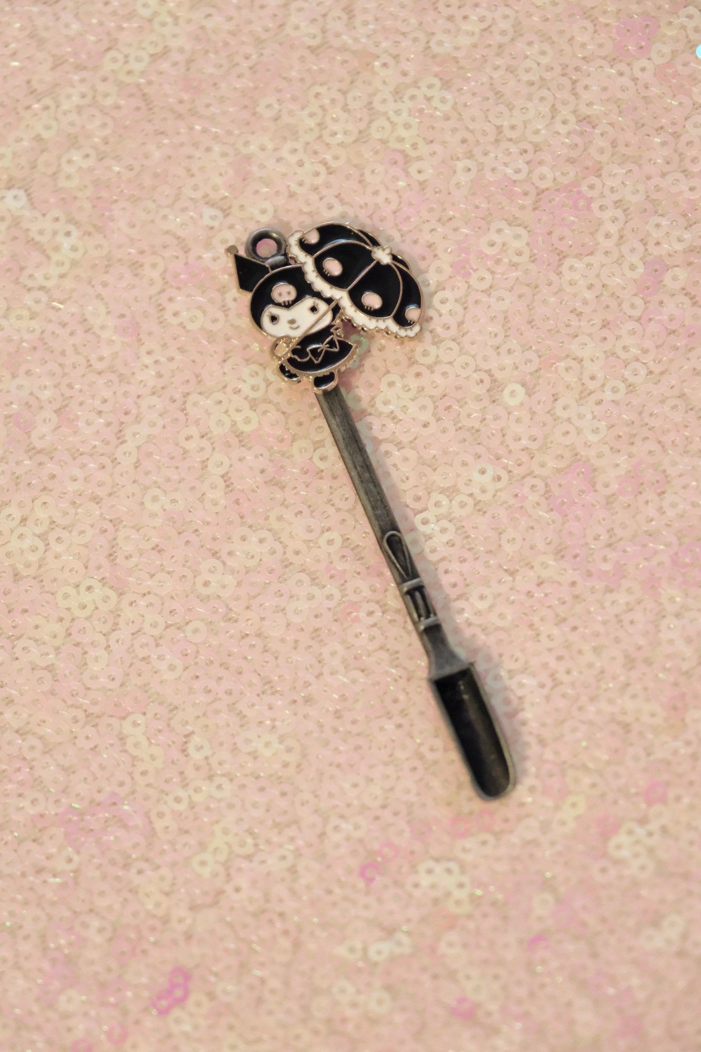 Gothic Kuromi Sanrio Big Snuff Rave Spoon