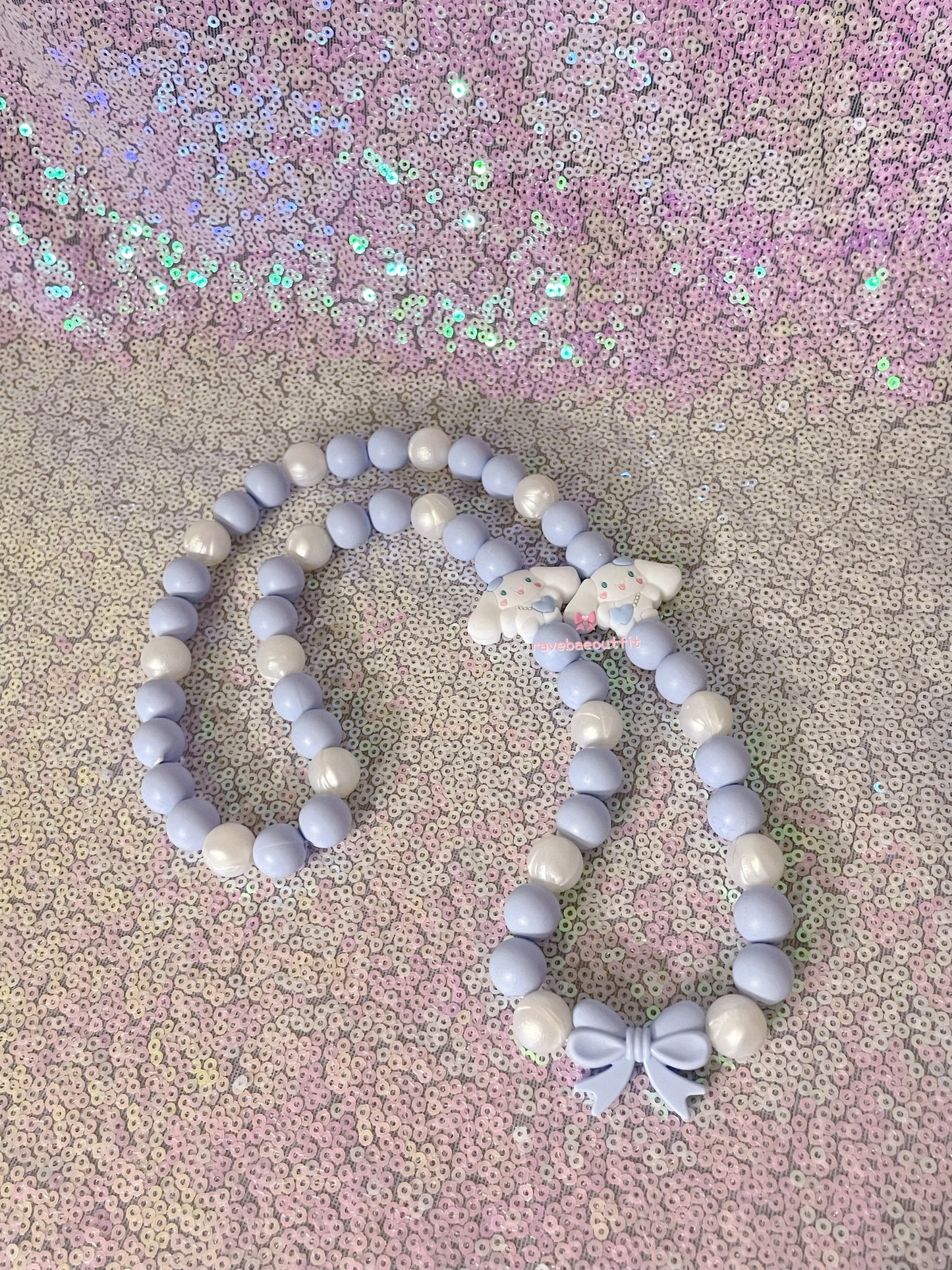 Cinnamoroll Biteable Teether Rave Kandi Necklace