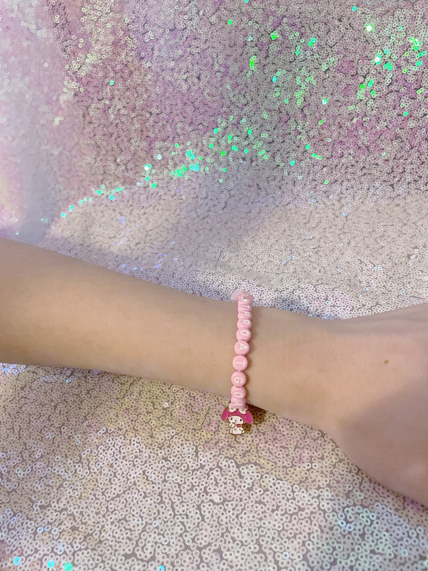 Throat Goat My Melody Sanrio Kandi Bracelet Single