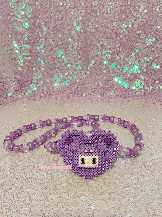 3D Kuromi Heart LED Rave Pacifier