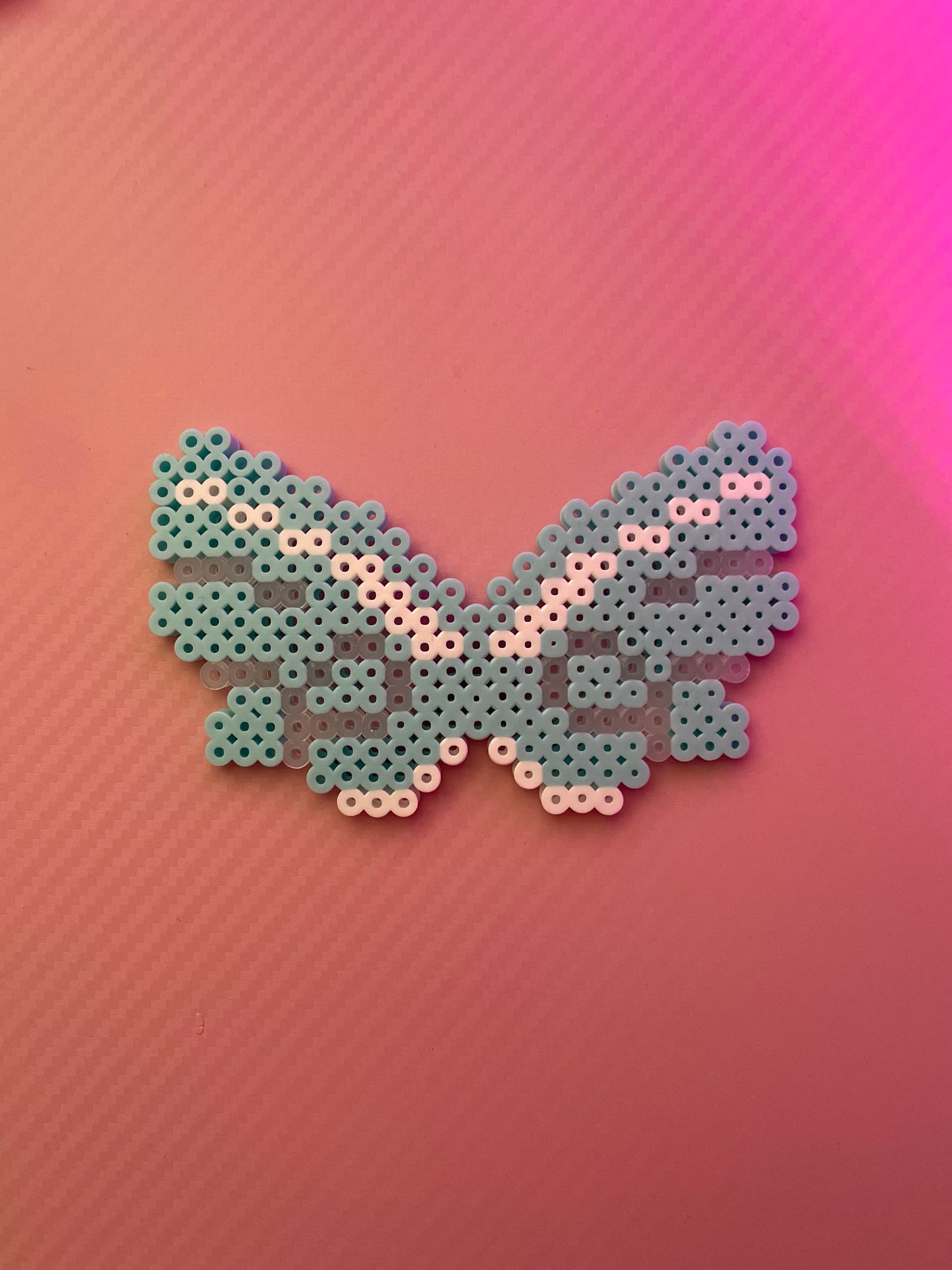 Angel Wings LED Rave Pacifier Perler Necklace